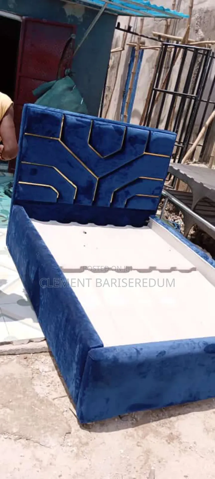 High Quality Padded Bed-flame