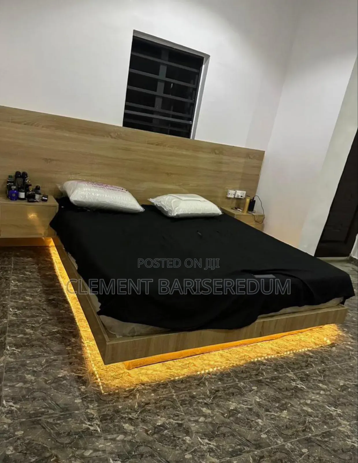 High Quality Padded Bed-flame