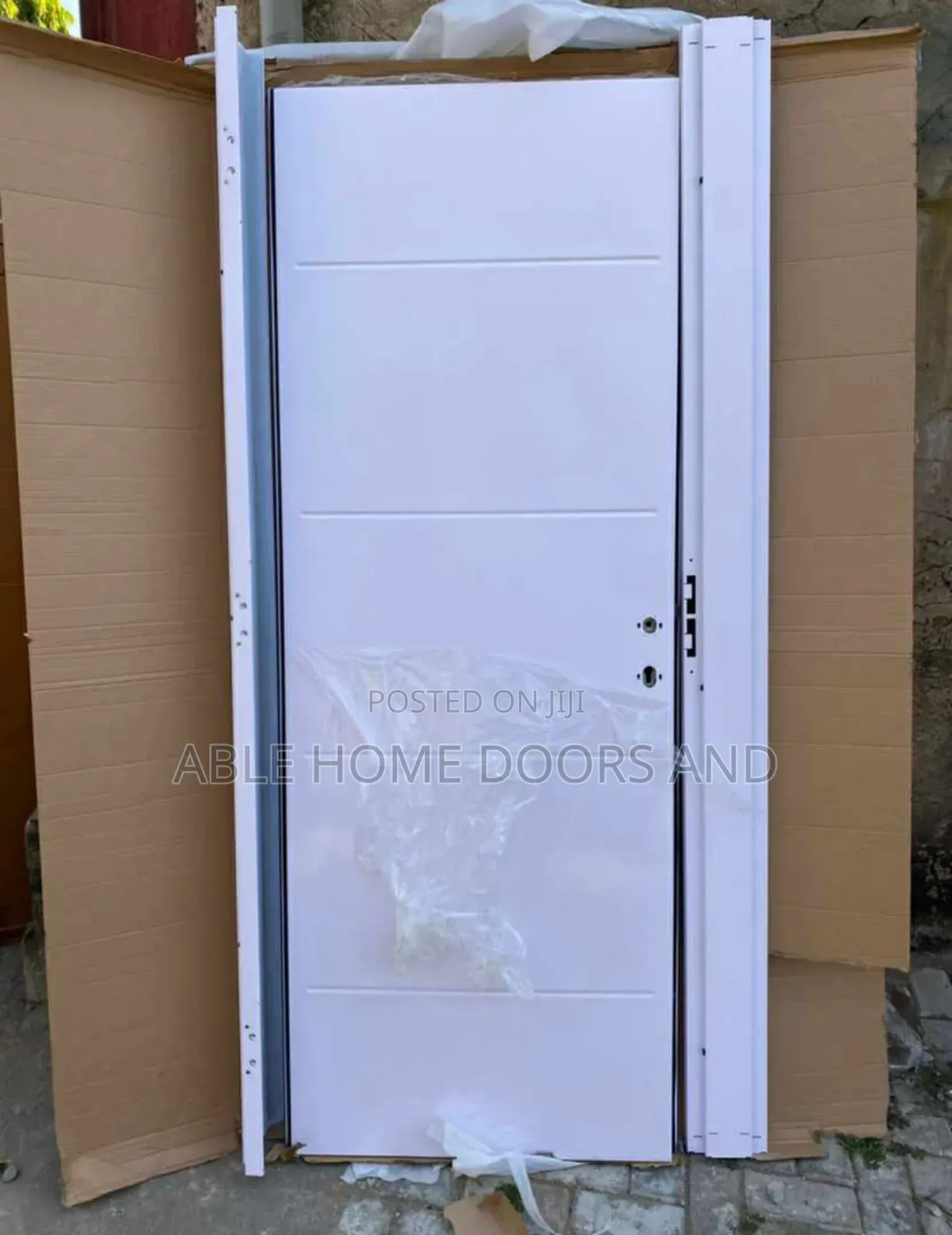 White Colour Turkey Panel Door