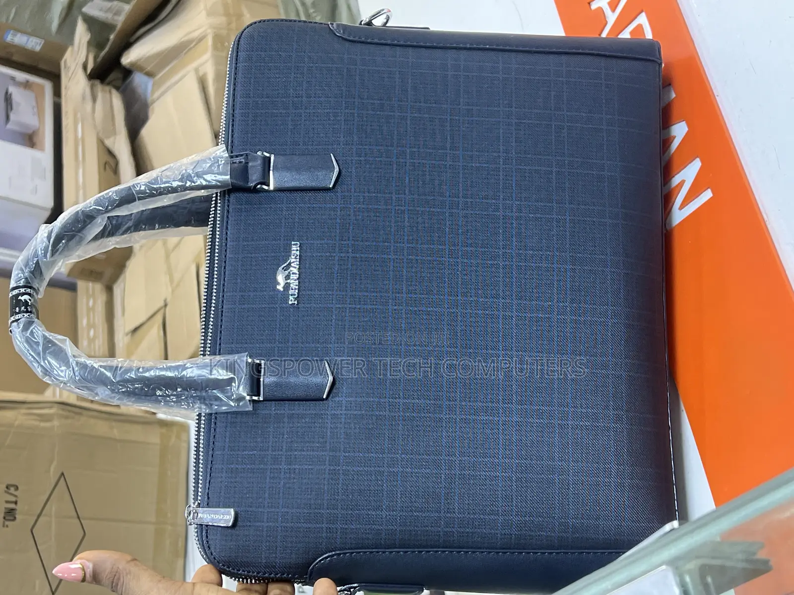 High Quality Leather Laptop Bag