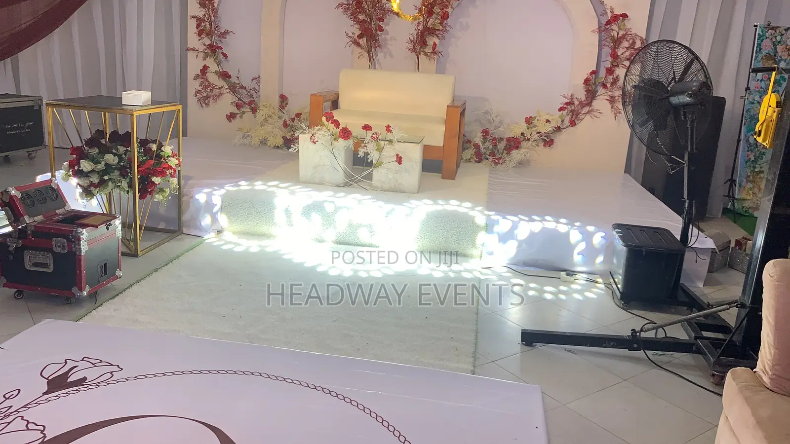 Traditional With Reception Wedding Decor With Full Lighting