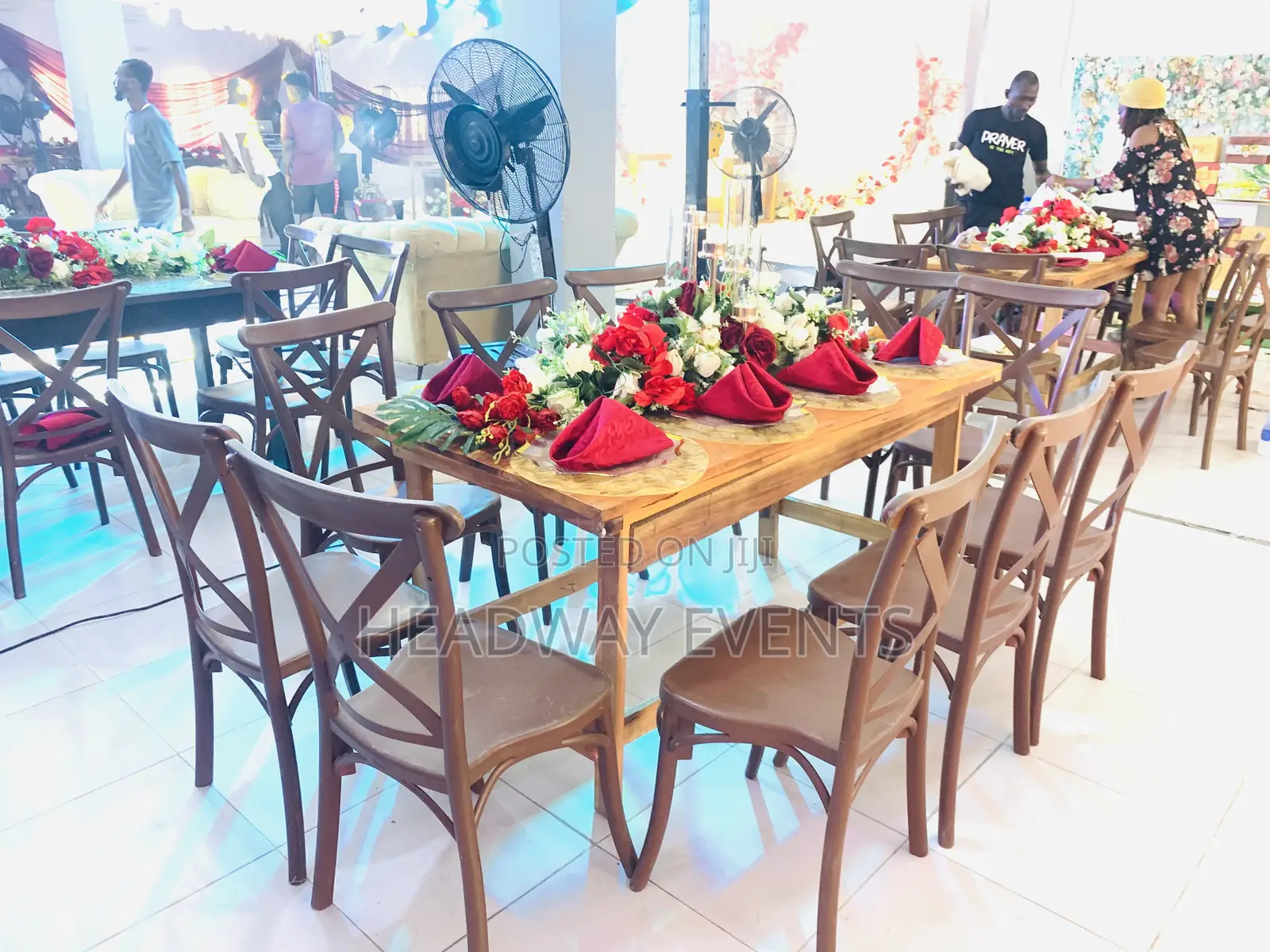 Traditional With Reception Wedding Decor With Full Lighting