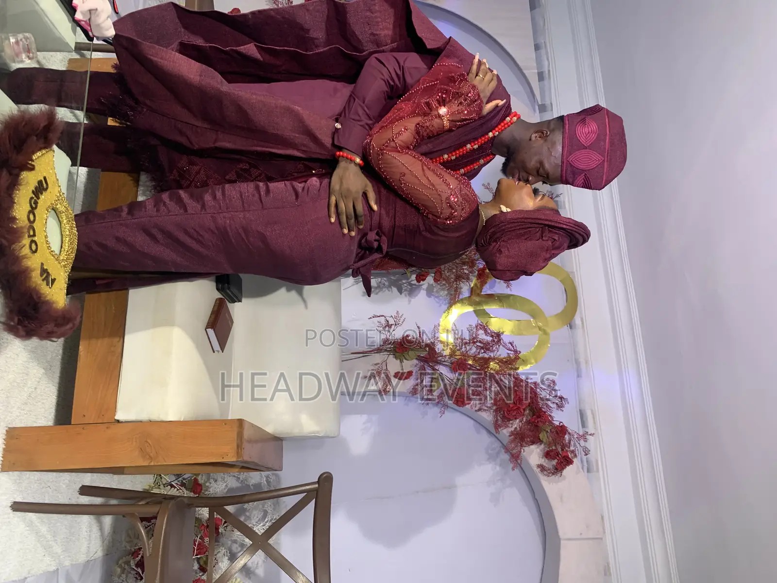 Traditional With Reception Wedding Decor With Full Lighting