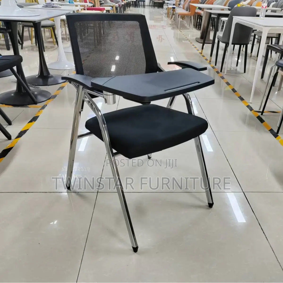 Modern Office Training Chair With Writting Pad.