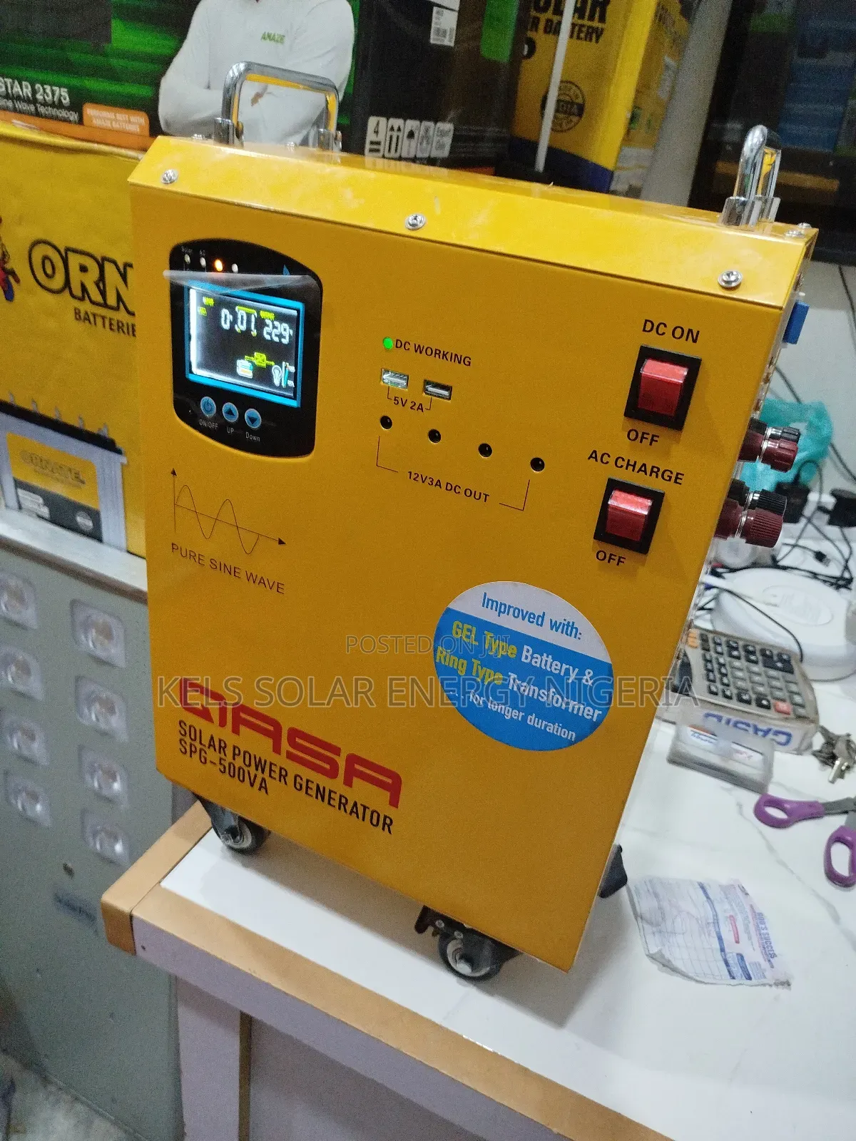 500w Qrsa Solar Generator With 200w Panel
