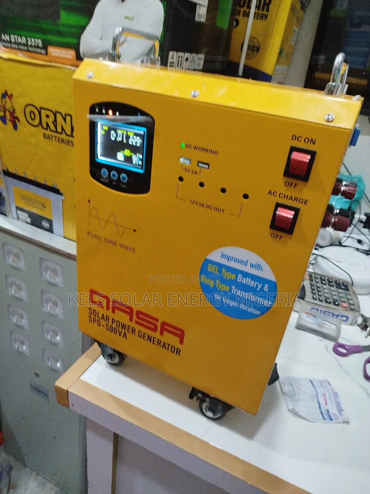 500w Qrsa Solar Generator With 200w Solar Panel