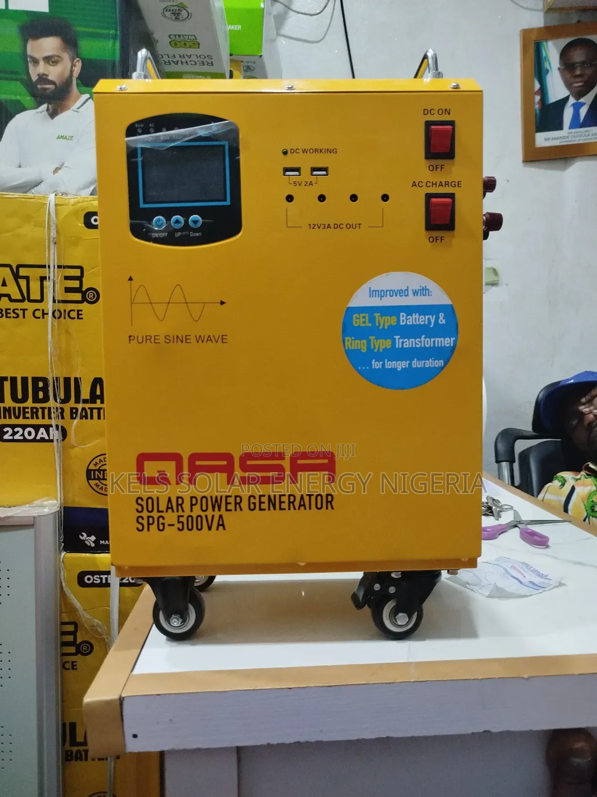 500w Solar Generator With 200w Solar Panel