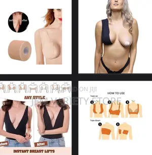 Breast Breathable Pushup Tape Without Nipple Cover-Boob Tape