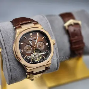 PATEK PHILIPPE Original Leather Watch (Premium) Men's