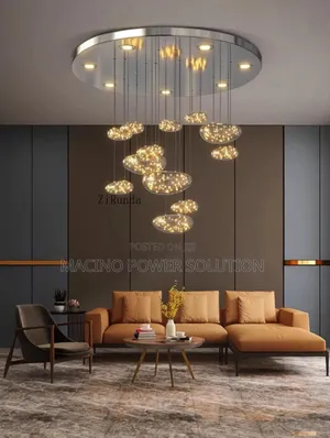 800mm 8glass Duplex Living Room Chandelier Lamps