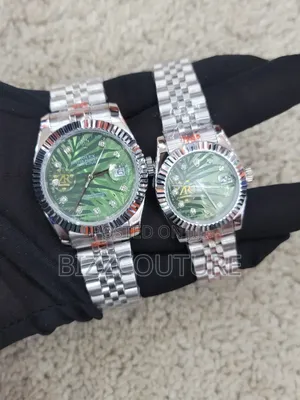 Original Rolex Date-Just Silver Chainwatch Available Instore