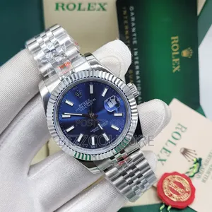 Original Rolex Day-Date Silver Chain Watch Available Instore