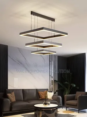 SANDYAH Modern New Square LED Chandelier