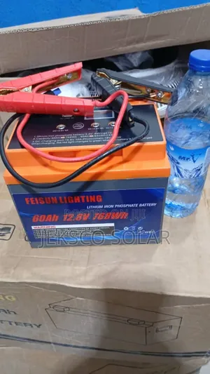 60ah Lithium Battery 12.8v, 768wh, Feisun Lighting.