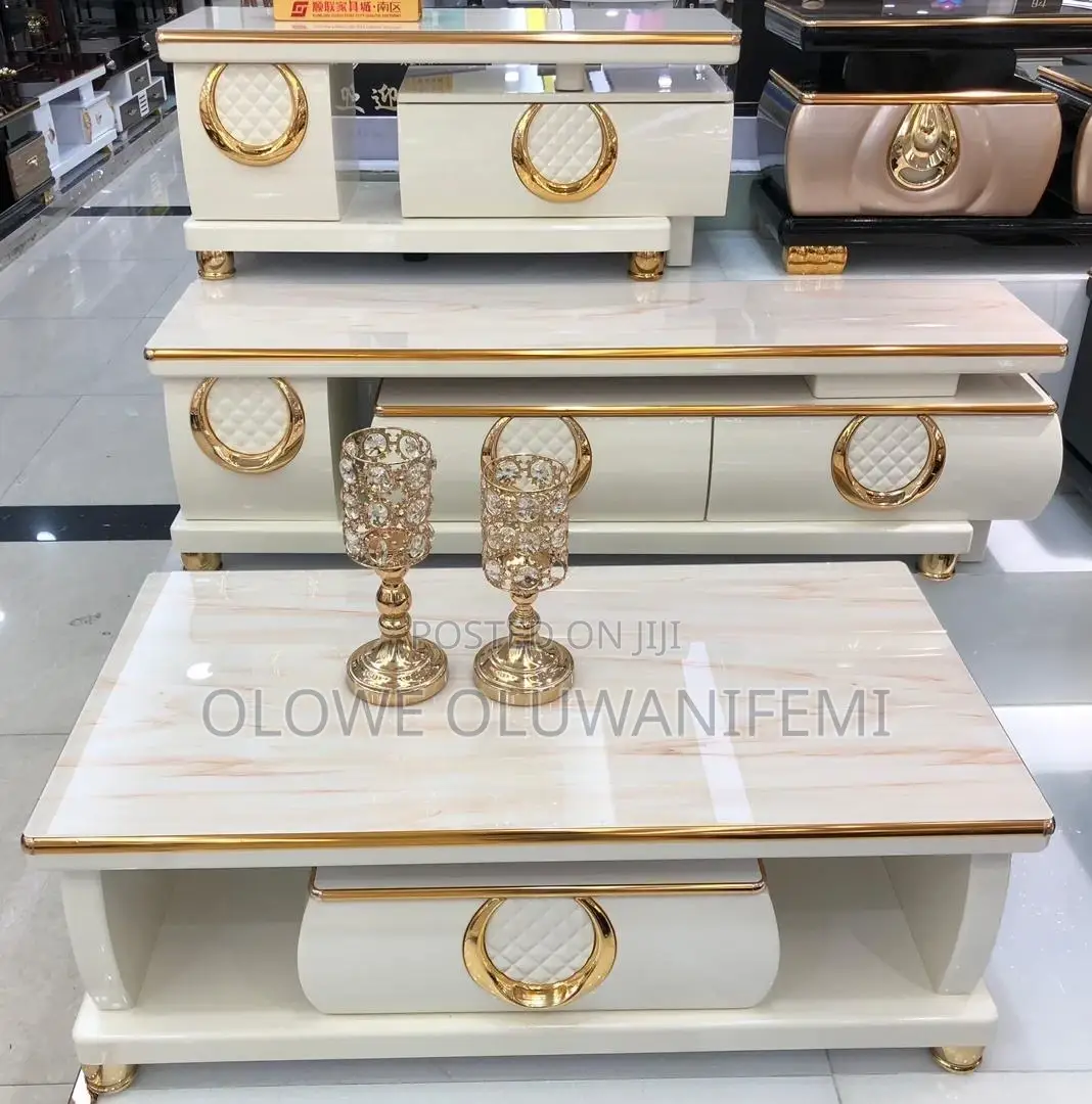Center Table and Tv Shelf Console