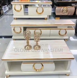 Center Table and Tv Shelf Console