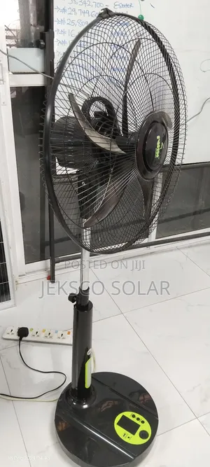 Iwin Solar DC/AC Rechargeable Standing Fan 18inches.