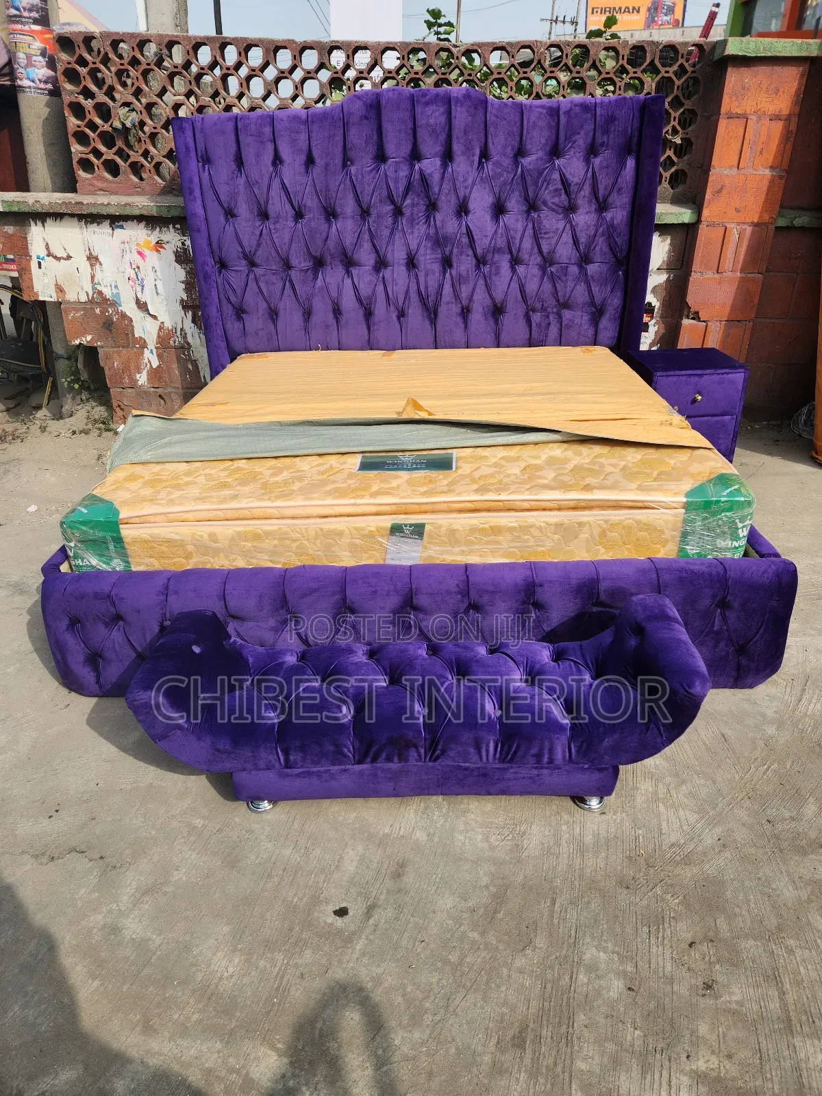 Advanced Upholstery 6by6 Bed Frame