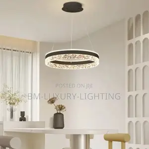Nordic Annular Crystal Round Chandelier