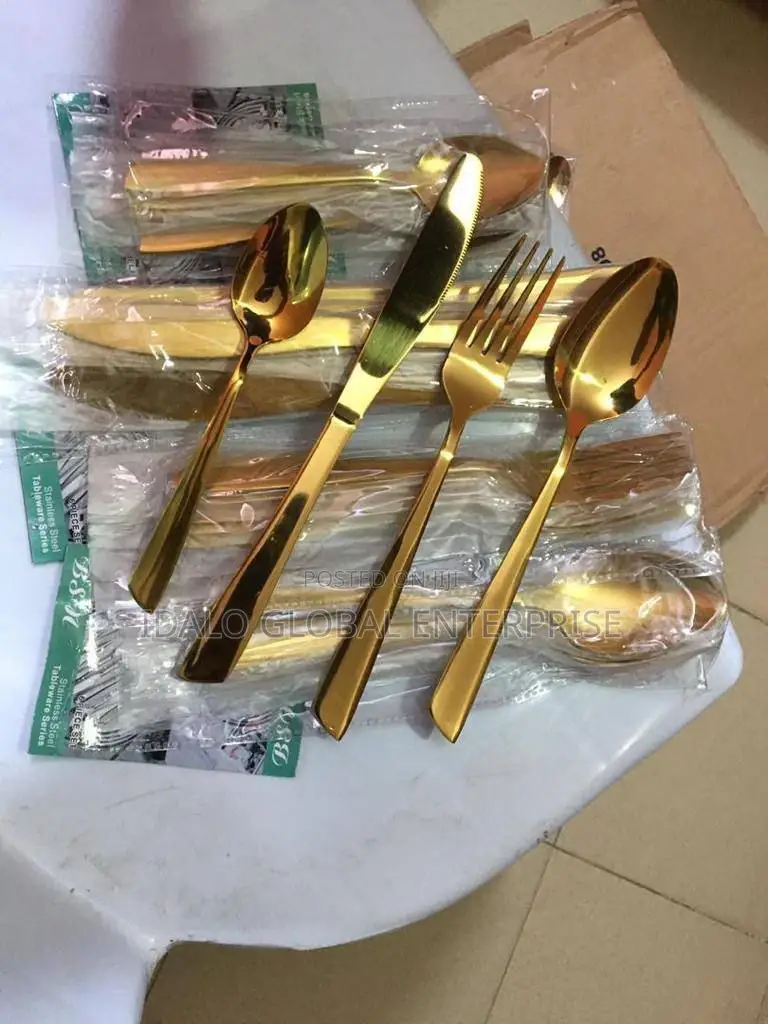 Slant/Straight Edge Cutlery - 12pcs
