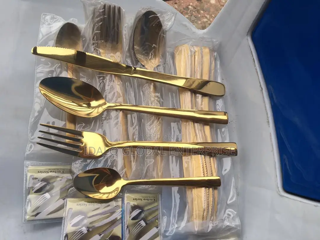 Slant/Straight Edge Cutlery - 12pcs