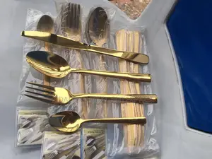 Slant/Straight Edge Cutlery - 12pcs