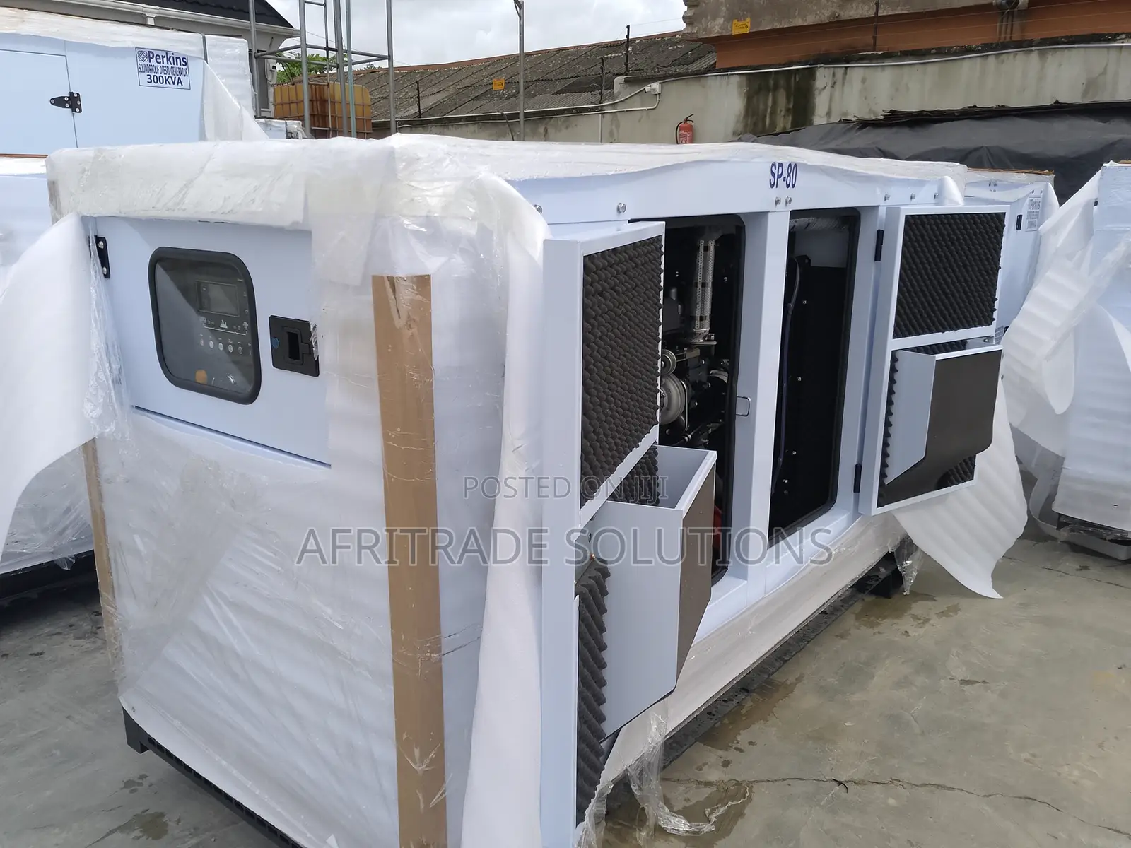 High Powered Perkins 80kva Standard Soundproof Generator