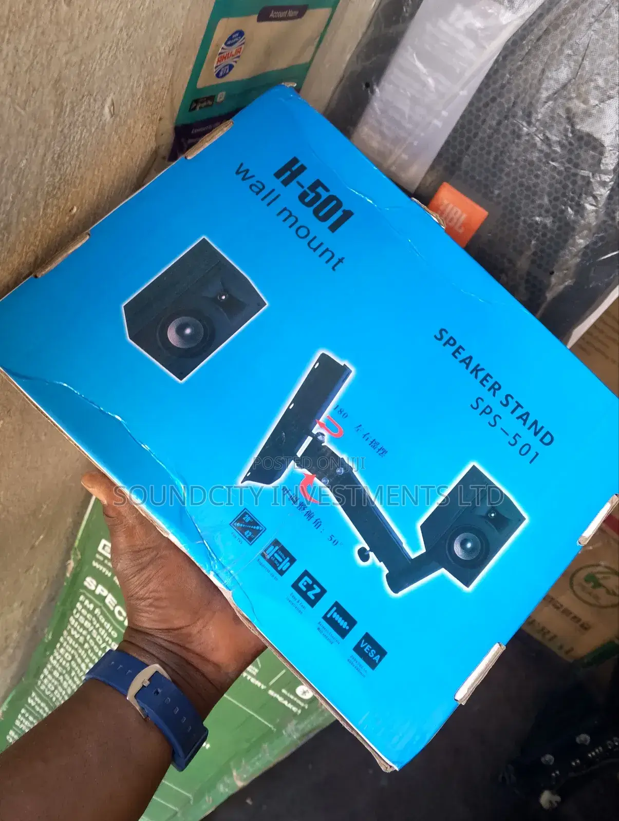 Wall Bracket for Hanging Speaker.