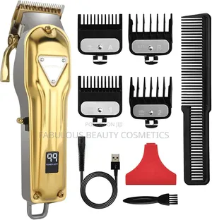 VGR v-140 Hair Clipper for Men, Gold .