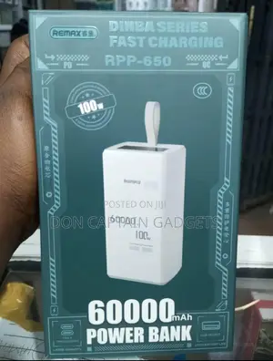 Laptop Power Bank 60000mah / 100W Remax RPP-650