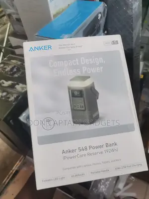 Anker 548 Laptop Power Bank 60000mah 60w+27w