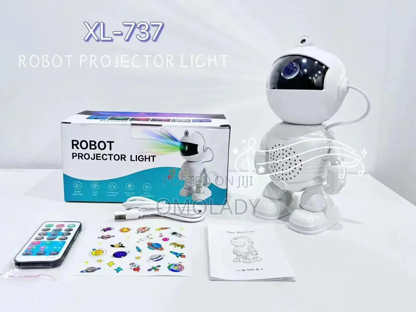 Astronaut Robot Projector Light