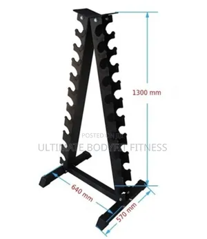 Brand New Ten Set Vertical Dumbbell Rack