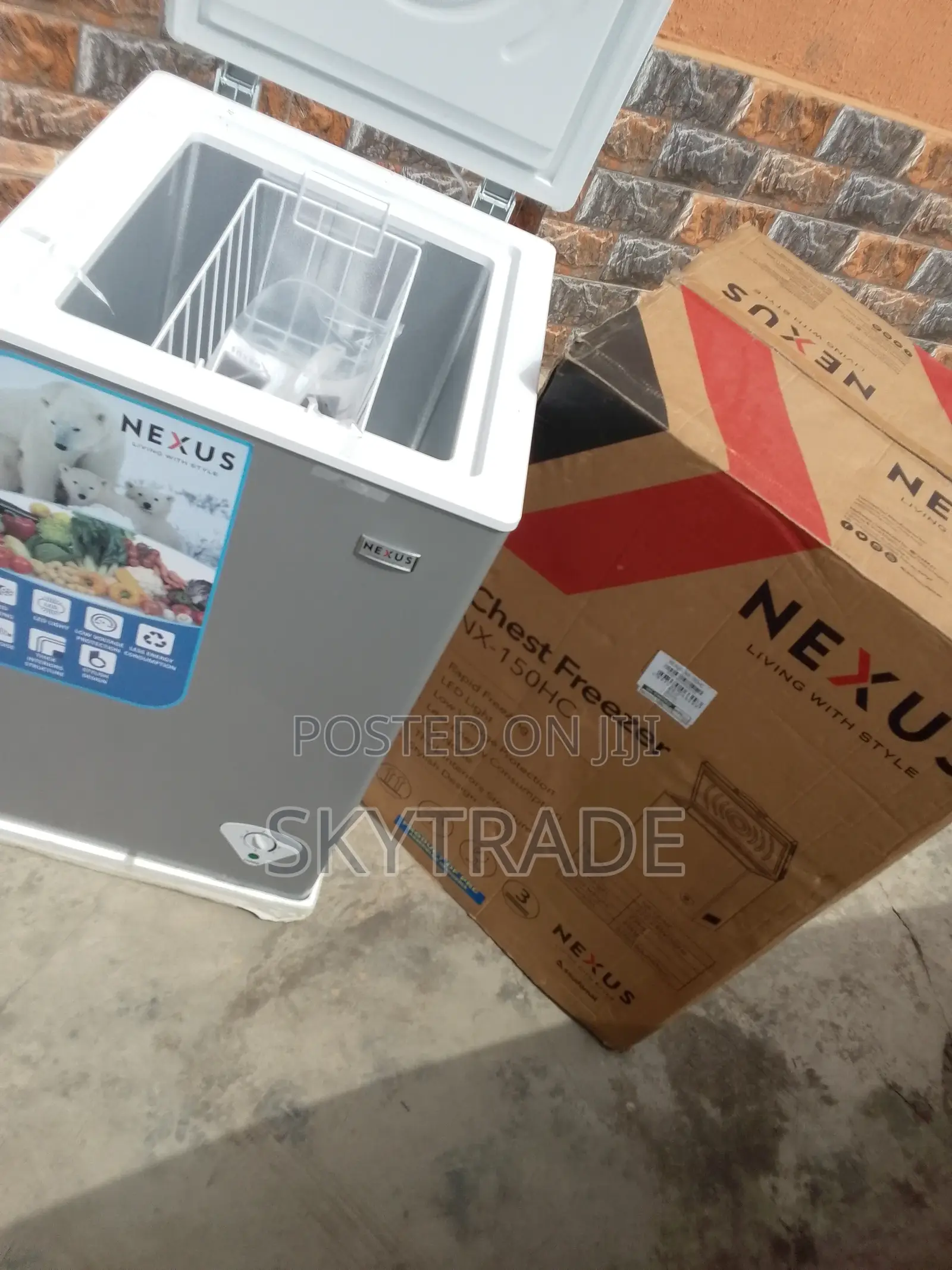 Introducing Nexus 100L Chest Freezer (Silver) Nx-150hc