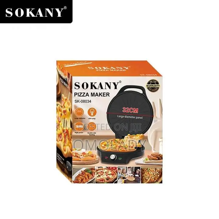 Sokany Electric Non-Stick Pizza Maker- 2000W