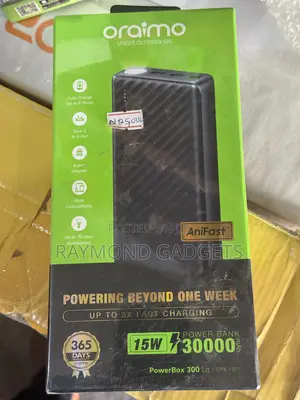 Oraimo Powerbox 300 Lite 30000mah Power Bank – Opb-1301