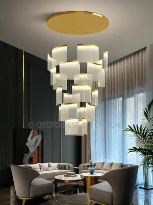 Led Drop Luxury Light for Open Parlor Available Adjustable