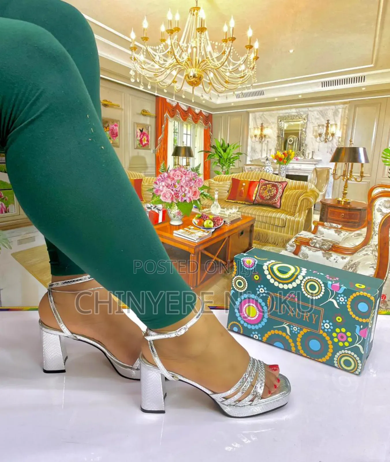 Block Heel Sandals Shoes