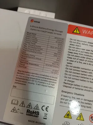 10kwh 51.2v Srne Lithium Battery