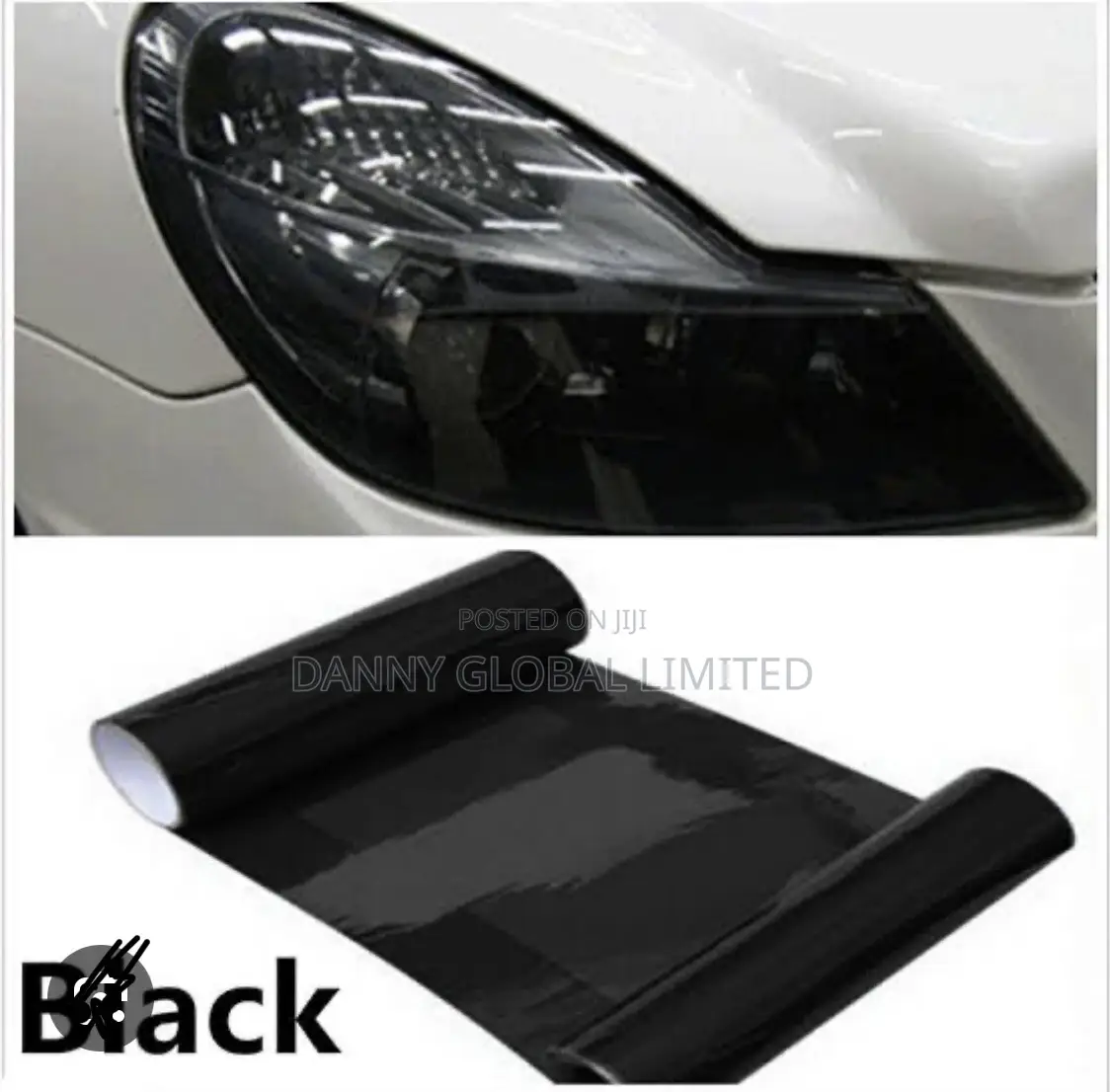 Universal Headlight With Back Lights Tinted Material