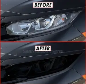 Universal Headlight With Back Lights Tinted Material