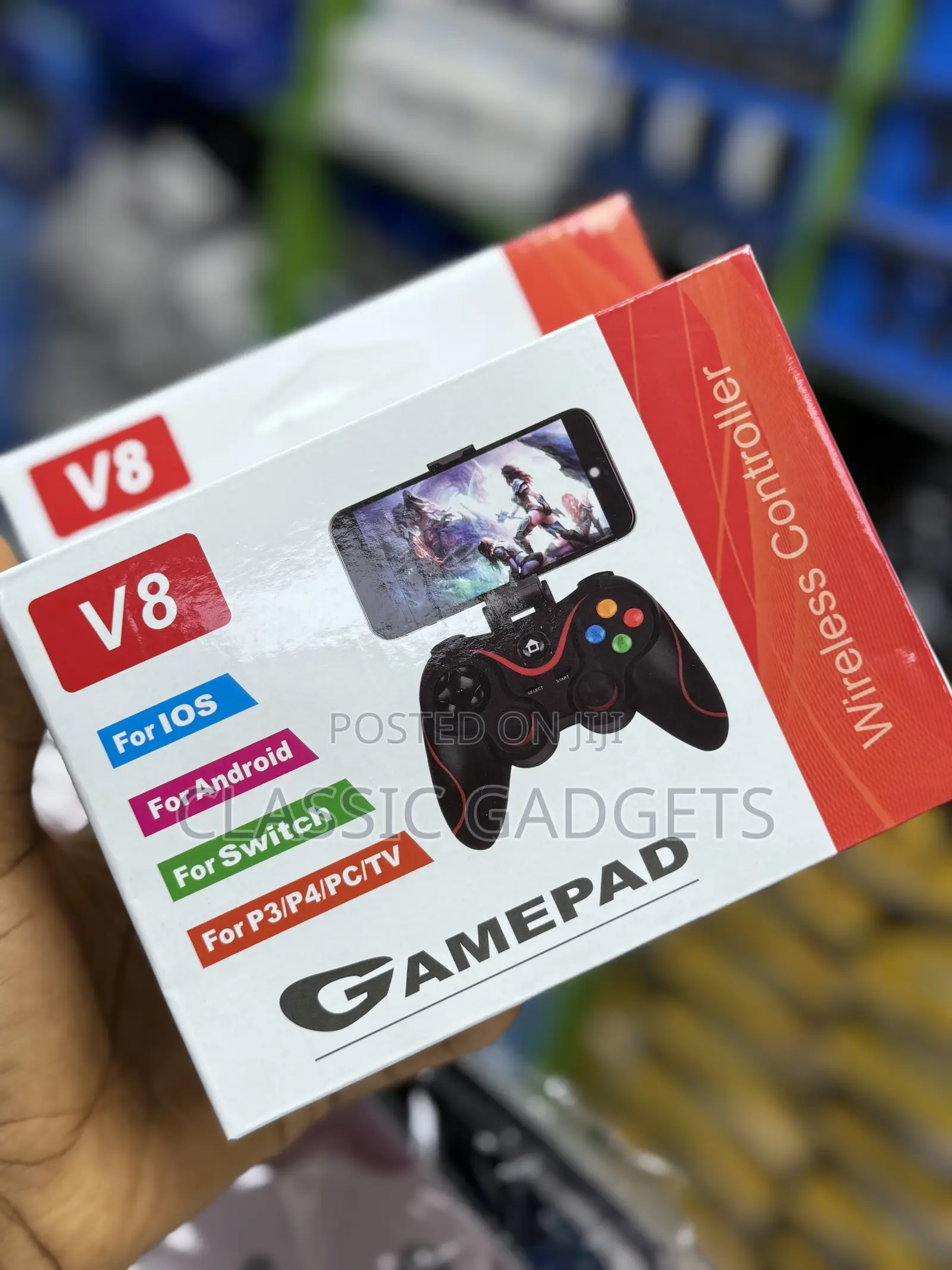 V8 Wireless Game Controller for PC/iPhone/Android