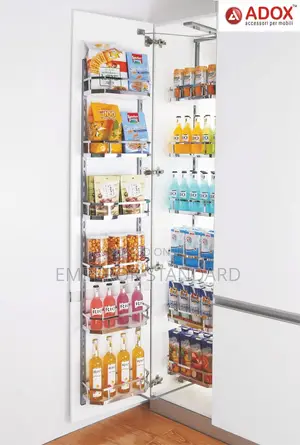Stainless Steel Traditional Ss Pantry Unit, Wall Mounted