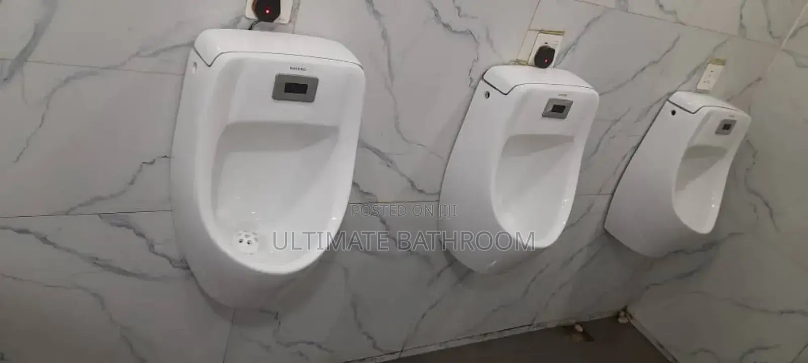 Urinal Bowl With Condiut Sensor Urinal Flusher