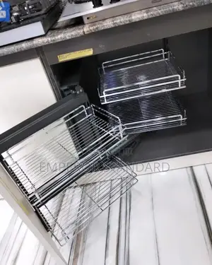 Kitchen Pull Out Aluminum Pantry Unit