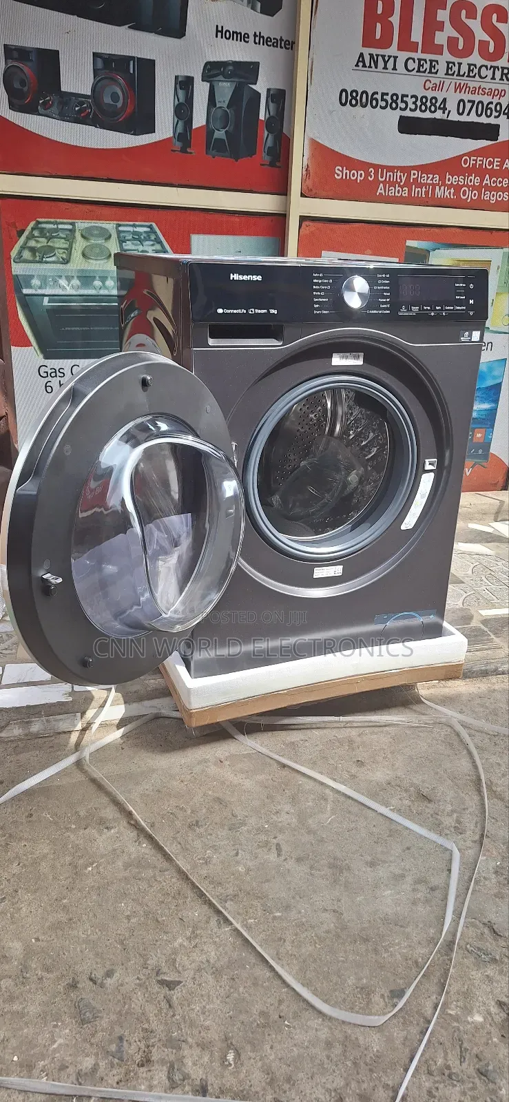 Hisense Inverter 12kg Wash Spinning Frontload Full Automatic