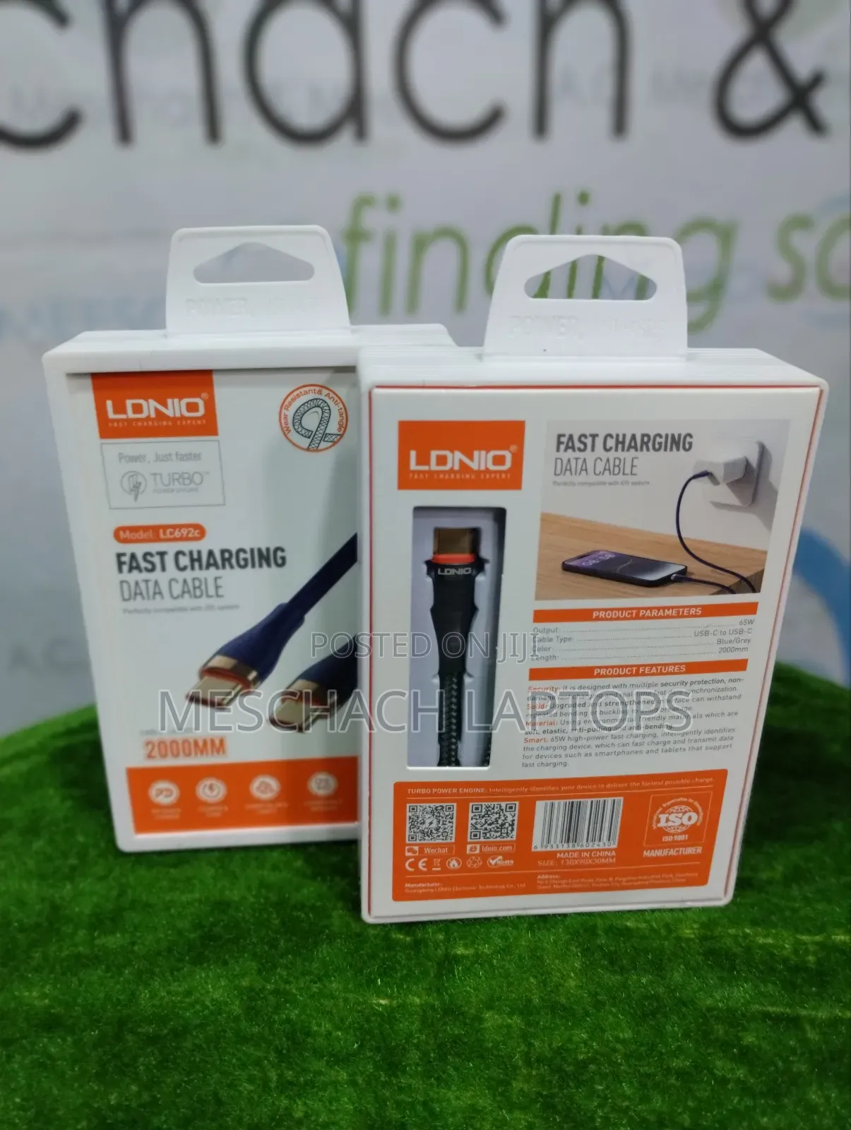 Ldnio Usb-C to C 65W 2M Charging Data Cable