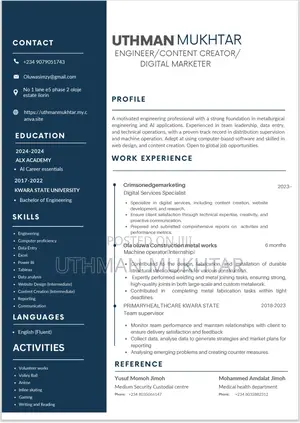 Advertising Marketing CV