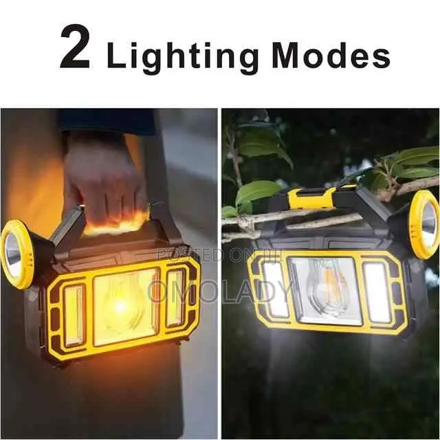 Solar Multi Light Source Portable Lamp
