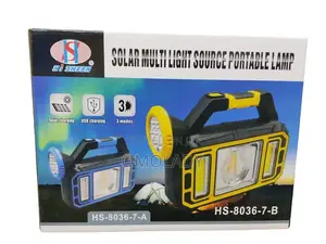 Solar Multi Light Source Portable Lamp